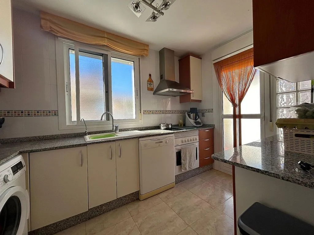 Kitchen - Semi-detached House with Pool in Las Salinas