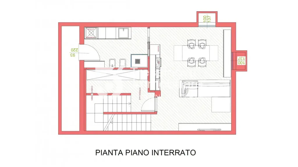 Plan - Bifamiliar Villa with Garden in Paese