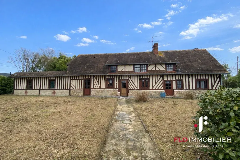 Extérieur - Maison Normande en Colombages avec Jardin à Drubec