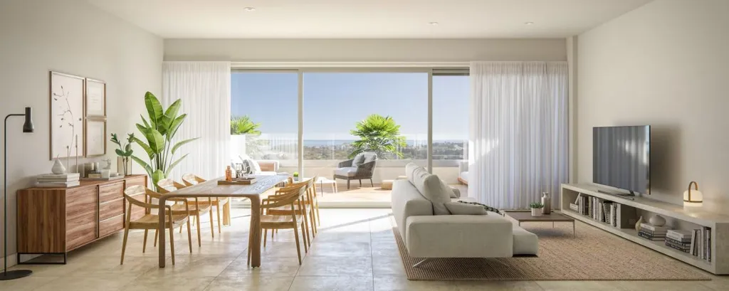Séjour - Duplex Penthouse with Sea Views in Estepona