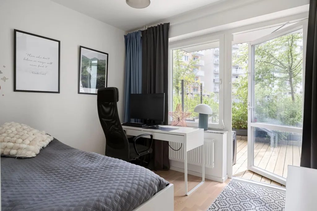 Camere da letto - Modern Flat with Balcony in Kongahälla