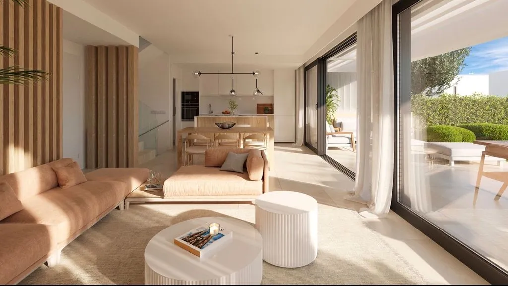 Séjour - Semidetached House with Pool in Estepona