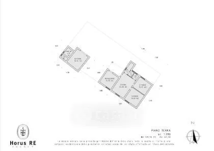 Plan - Rustic Casale with Large Land in Ispica