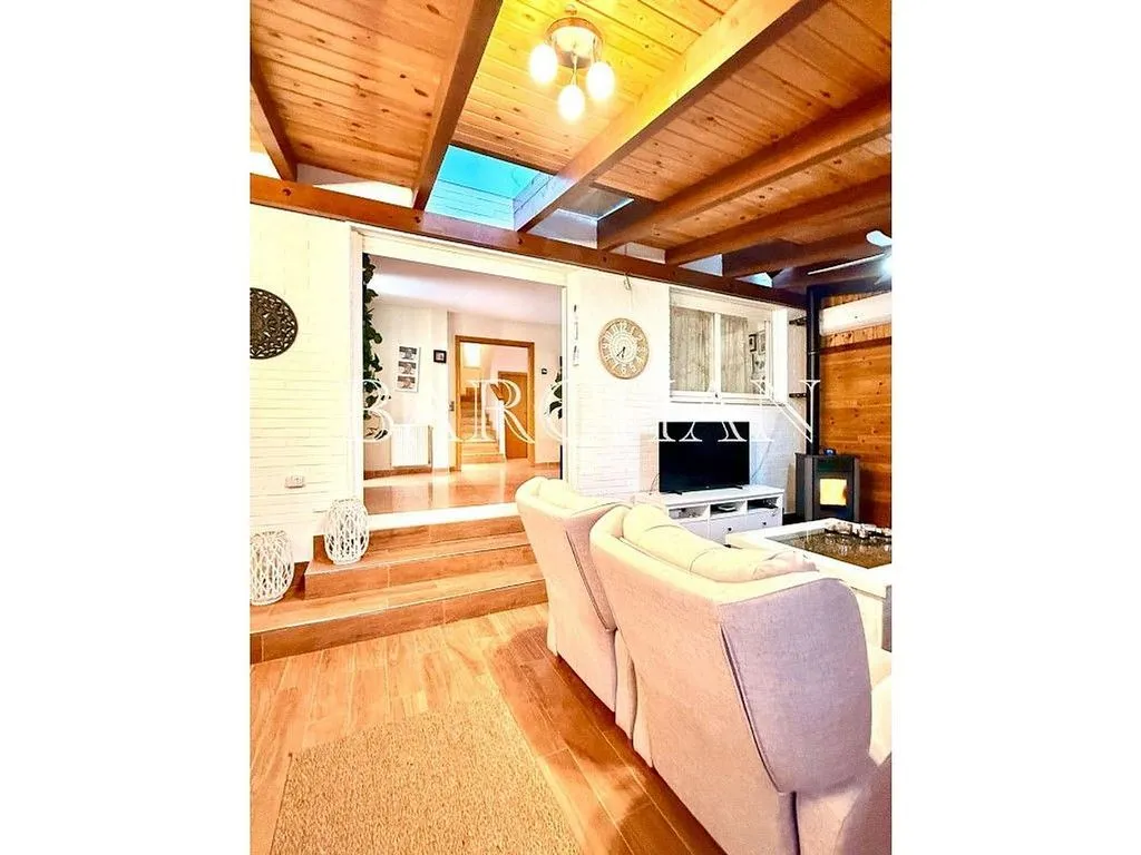 Séjour - Chalet with Pool and Garden in Quijorna