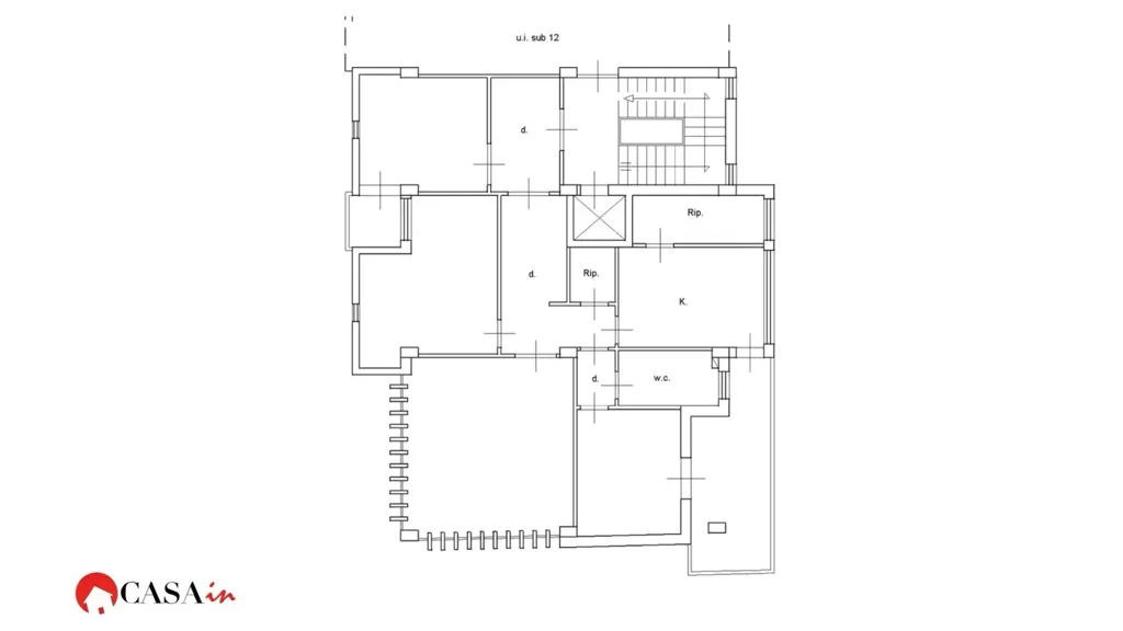 Plan - Apartment with Sea View in Capo d'Orlando