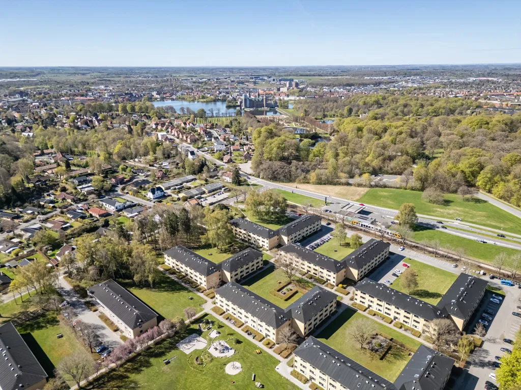 Õhuvaade - Condo with French Balcony in Hillerød