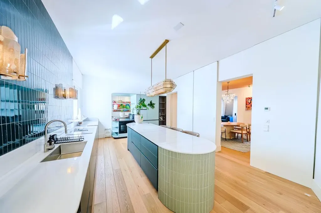 Köök - Luxury Apartment with Interior Garden in Madrid