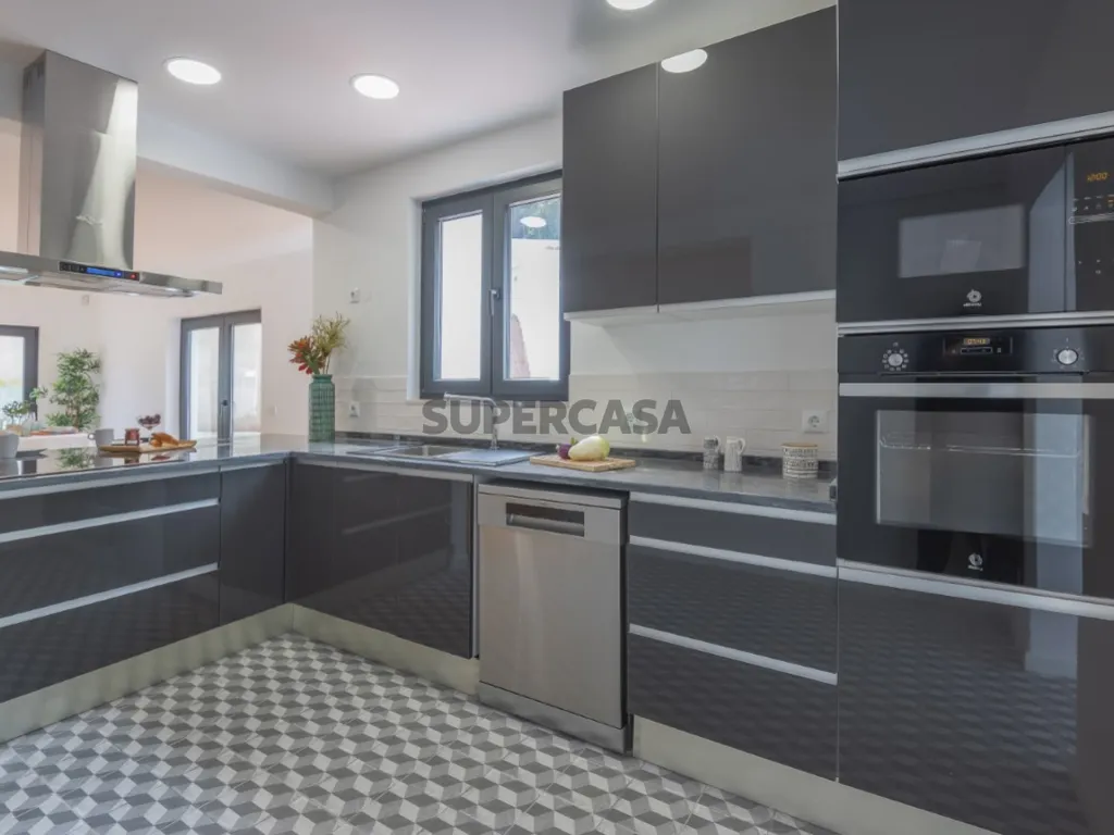 Köök - Luxury Detached House with Pool in Setúbal