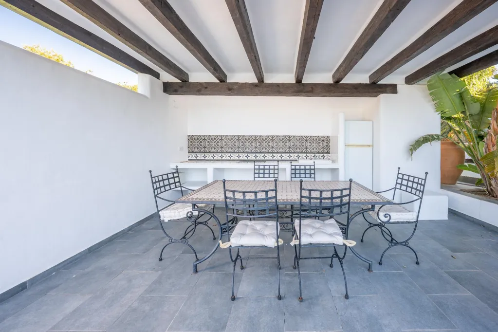 Terrasse - Chalet with Sea View and Pool in Cap Martí