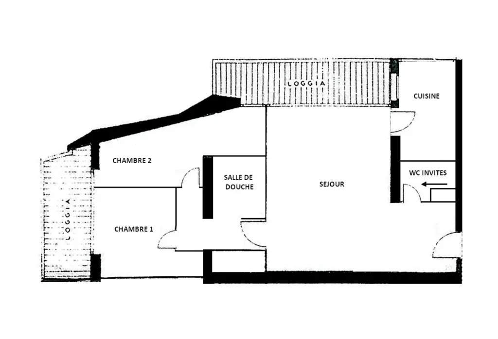 Planimetria - Luxury Apartment with Panoramic Views in Monte Carlo
