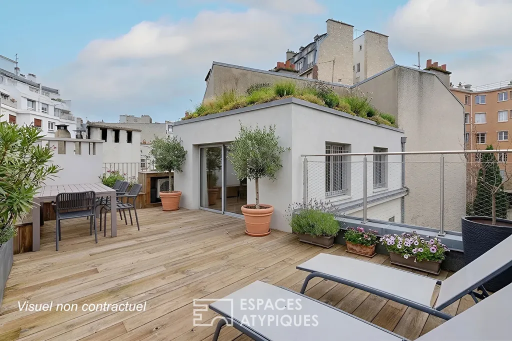 Terrasse - Appartement 6 pièces à Paris 16ème