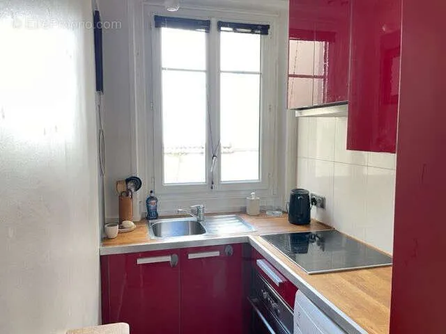 Köök - Charming 1900s Apartment with Courtyard in Paris 3e