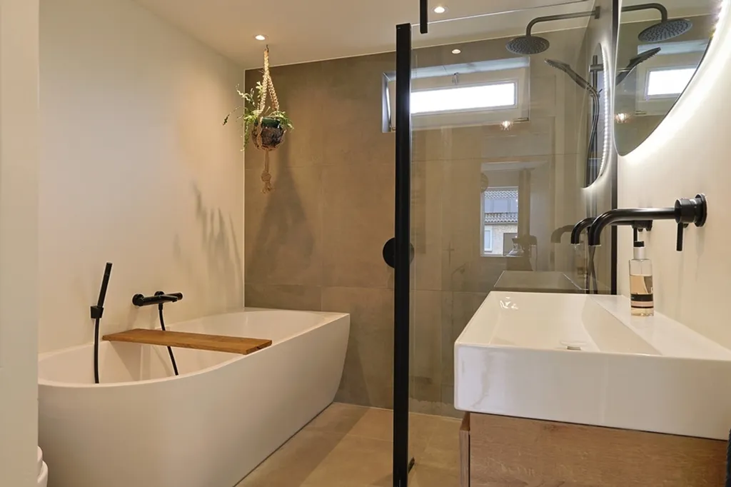 Bathrooms - Sustainable Two-Storey House in Liempde