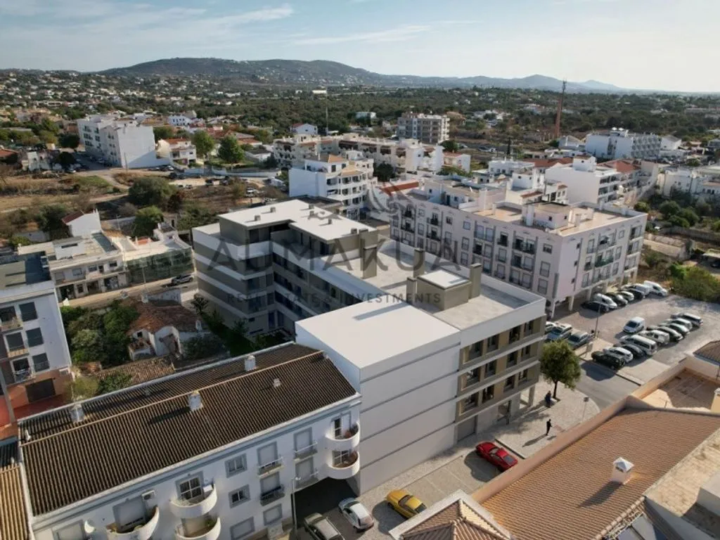 Vue aérienne - Modern Flat with Electric Car Charging in Almancil
