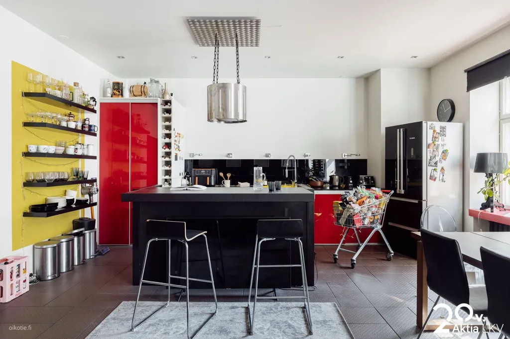 Cuisine - Distinctive Home with Bold Design in Kruununhaka
