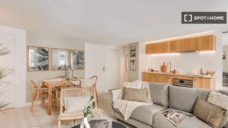 Soggiorno - Studio Apartment in Central Paris