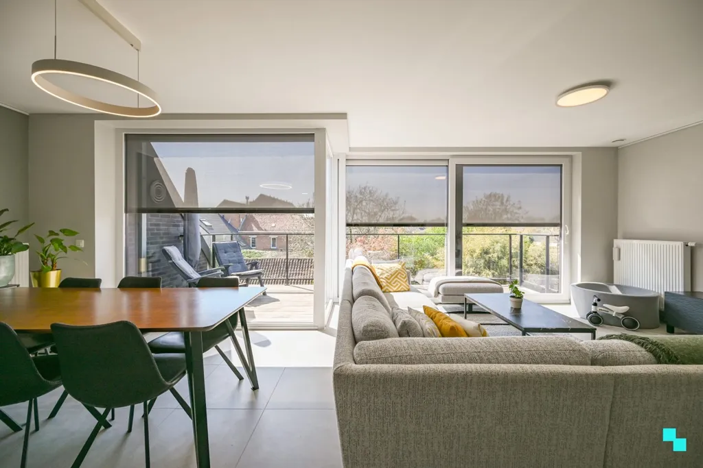Salle à manger - Appartement Énergétique avec Terrasse à Sint-Eloois-Winkel