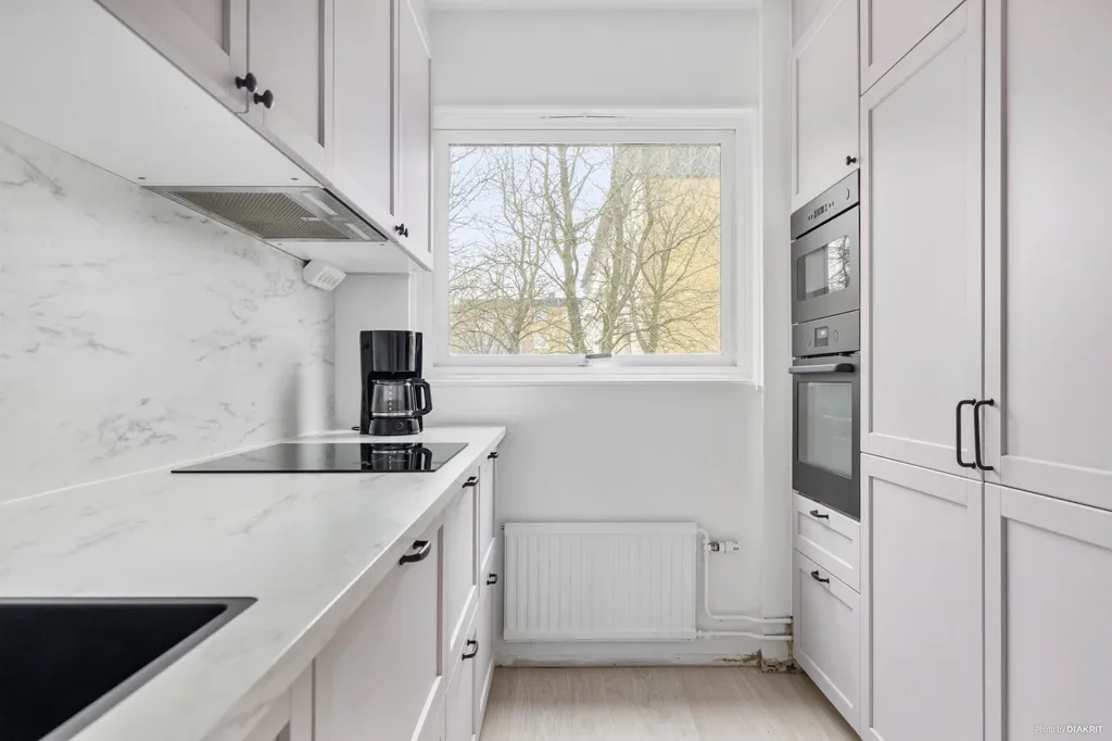 Cuisine - Renovated Apartment with Balcony in Åstorp