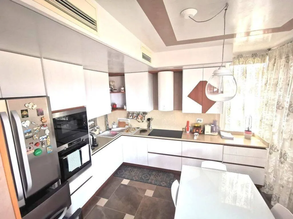 Köök - Luxury Penthouse with Terrace in Oneglia, Imperia