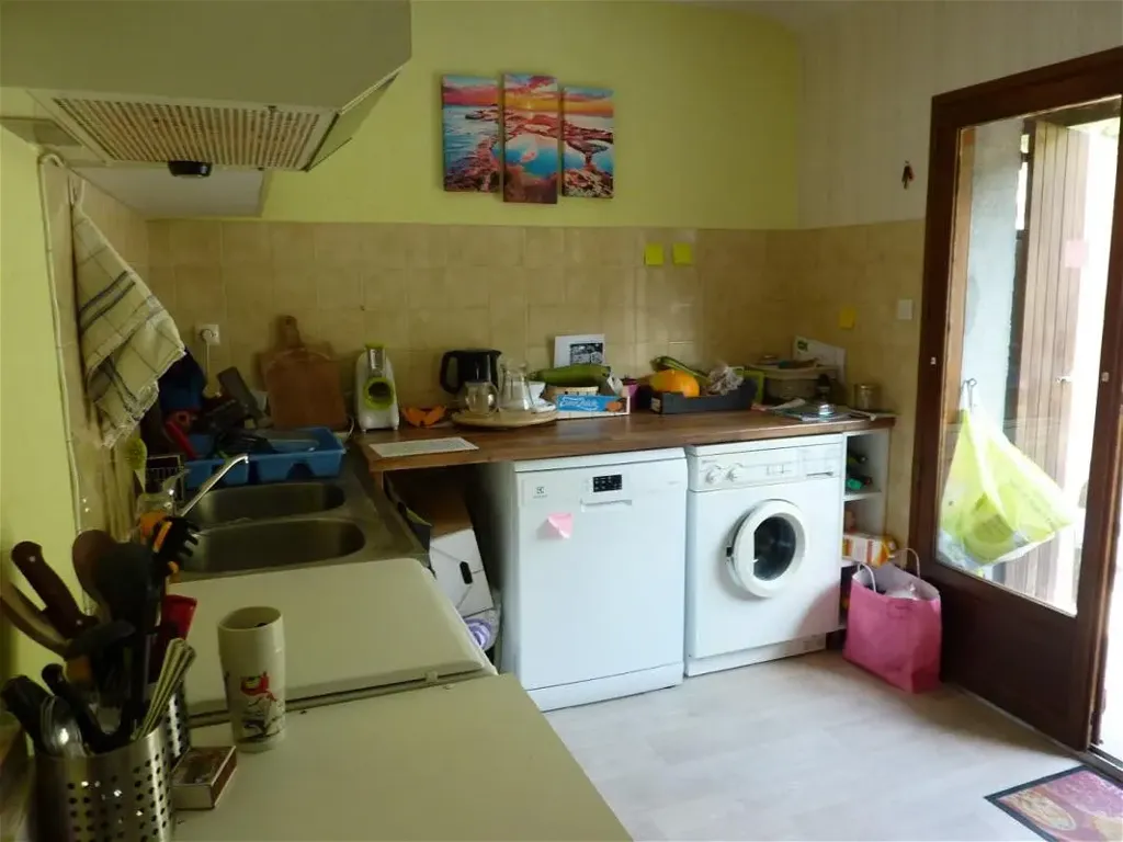 Cuisine - Appartement 2 Pièces avec Terrasse à Vaulnaveys-le-Haut