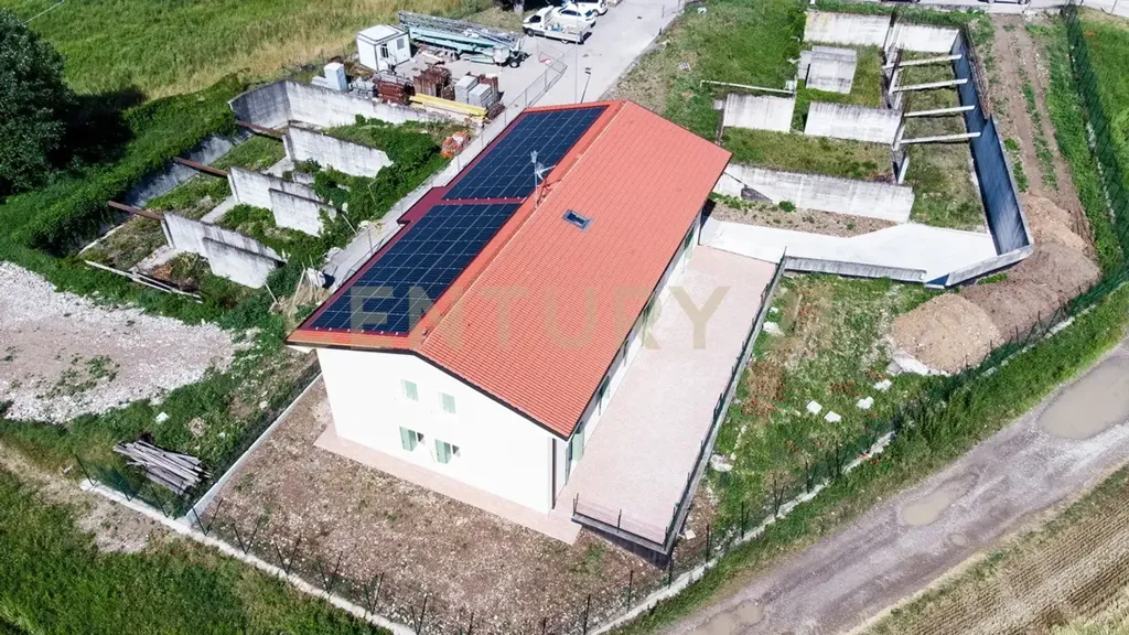 Aerial - New Ground-Floor Flat with Garden in Zevio