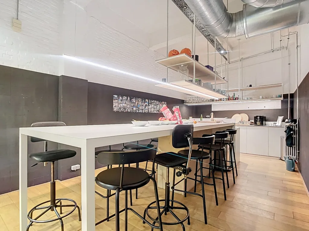 Salle à manger - Kantoor Iconique en Loft-Stijl à Antwerpen-Berchem