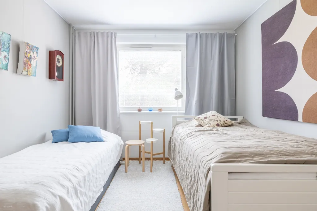 Camere da letto - Modernised Apartment with Garden in Kajaani