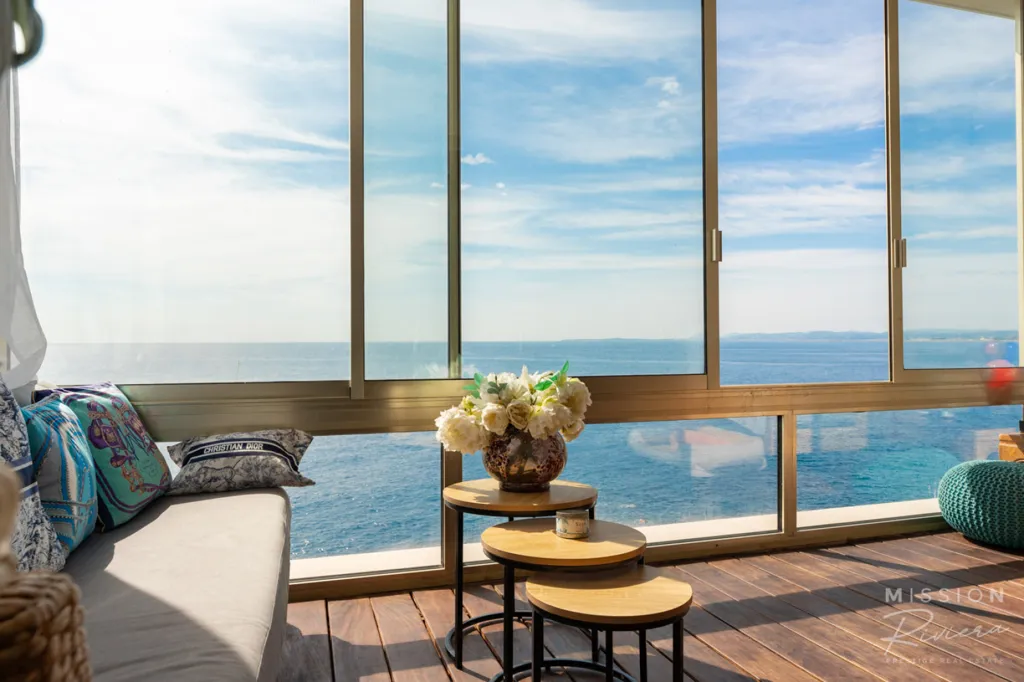 Séjour - Appartement Duplex avec Vue Mer au Cap de Nice