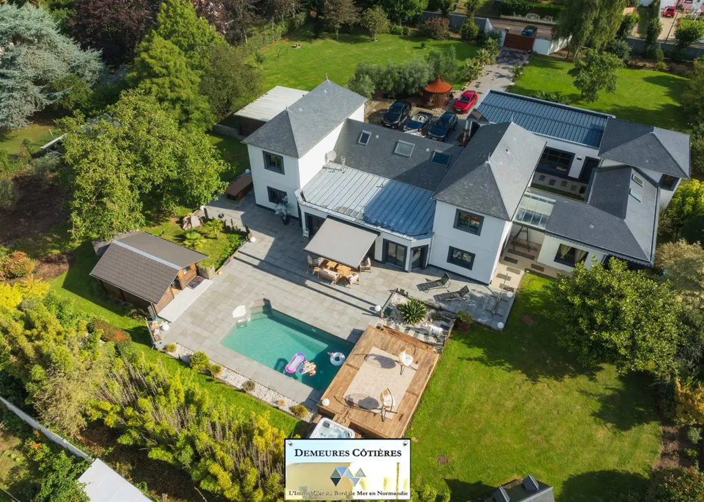 Vista aerea - Luxury Villa with Pool in ETRETAT