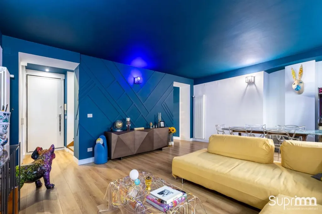 Séjour - Restored Apartment with Private Courtyard in Turin