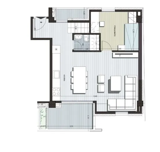 Appartement 4 pièces à Thessaloniki