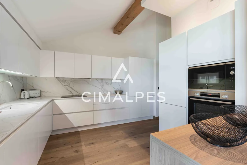 Cucina - Penthouse with Mountain Views in Trois Vallées