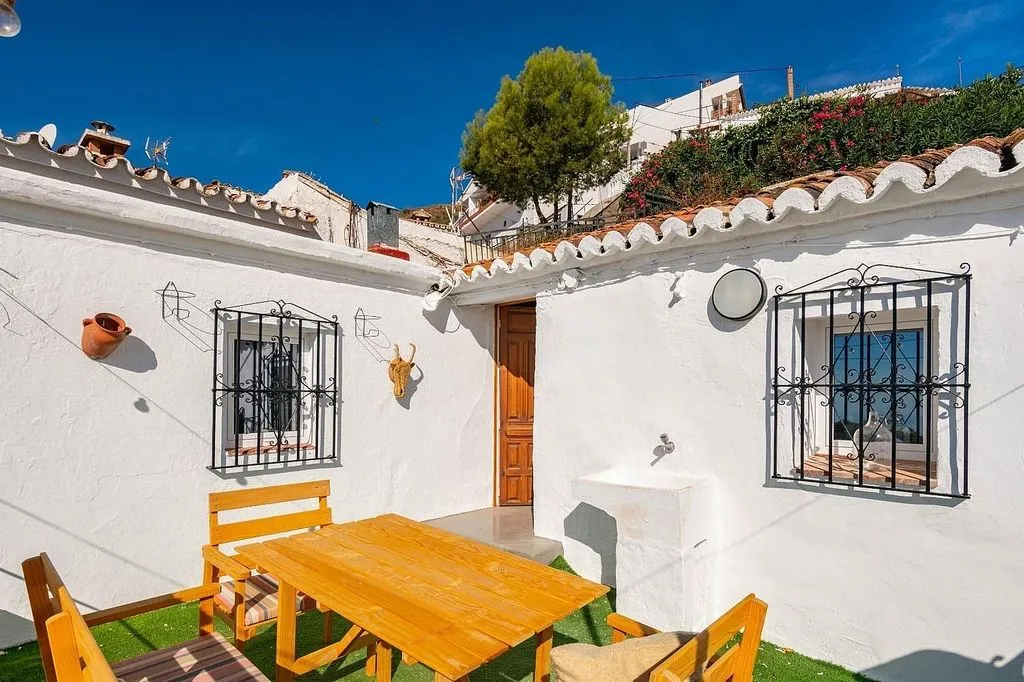 Terrasse - Reformed House with Sea View in Moclinejo