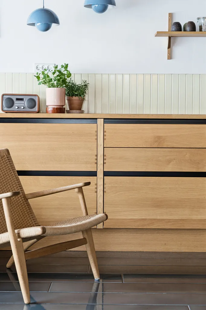 Kitchen - Modernised Johan Christensen Villa in Hareskovby