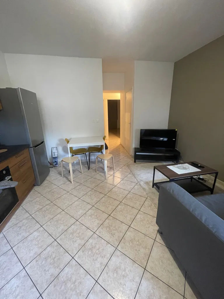 Soggiorno - T3 Apartment with Terrace in Saint-Étienne
