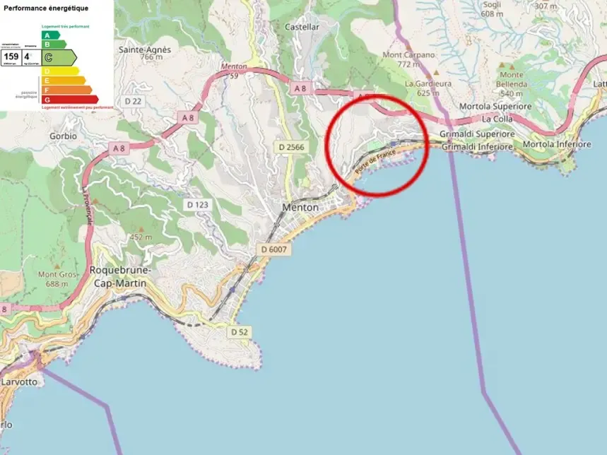 Appartement avec Vue Mer à Menton