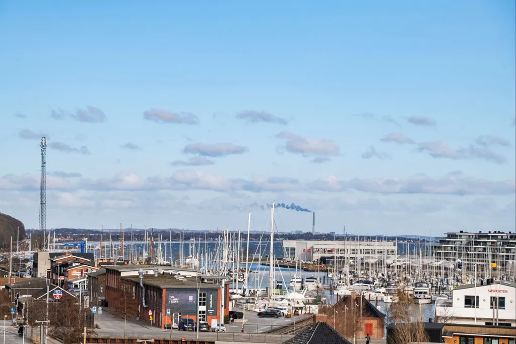 Balcon - Penthouse with Sea View in Aarhus C