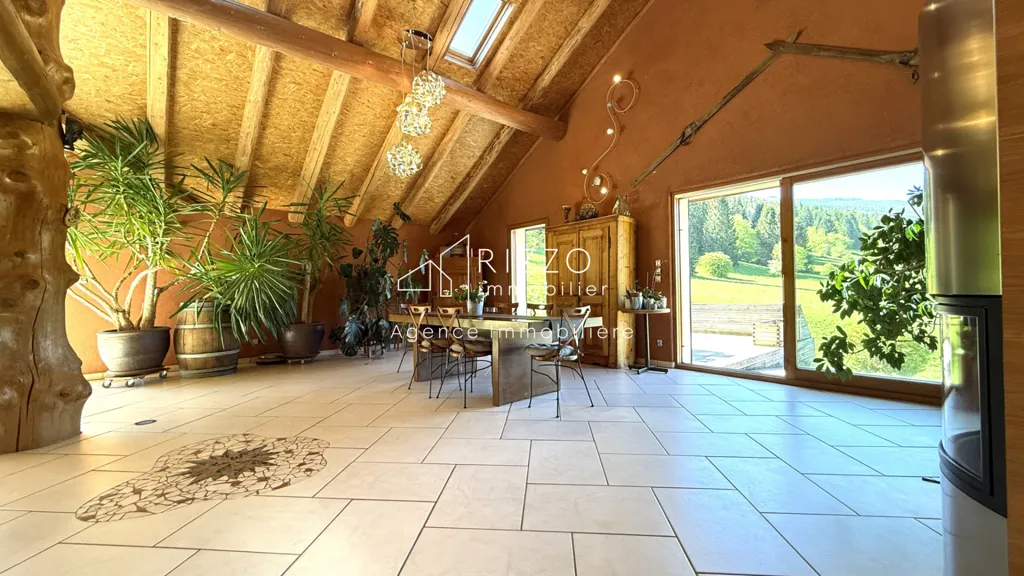 Dining Room - House with Ski Access in Mijoux