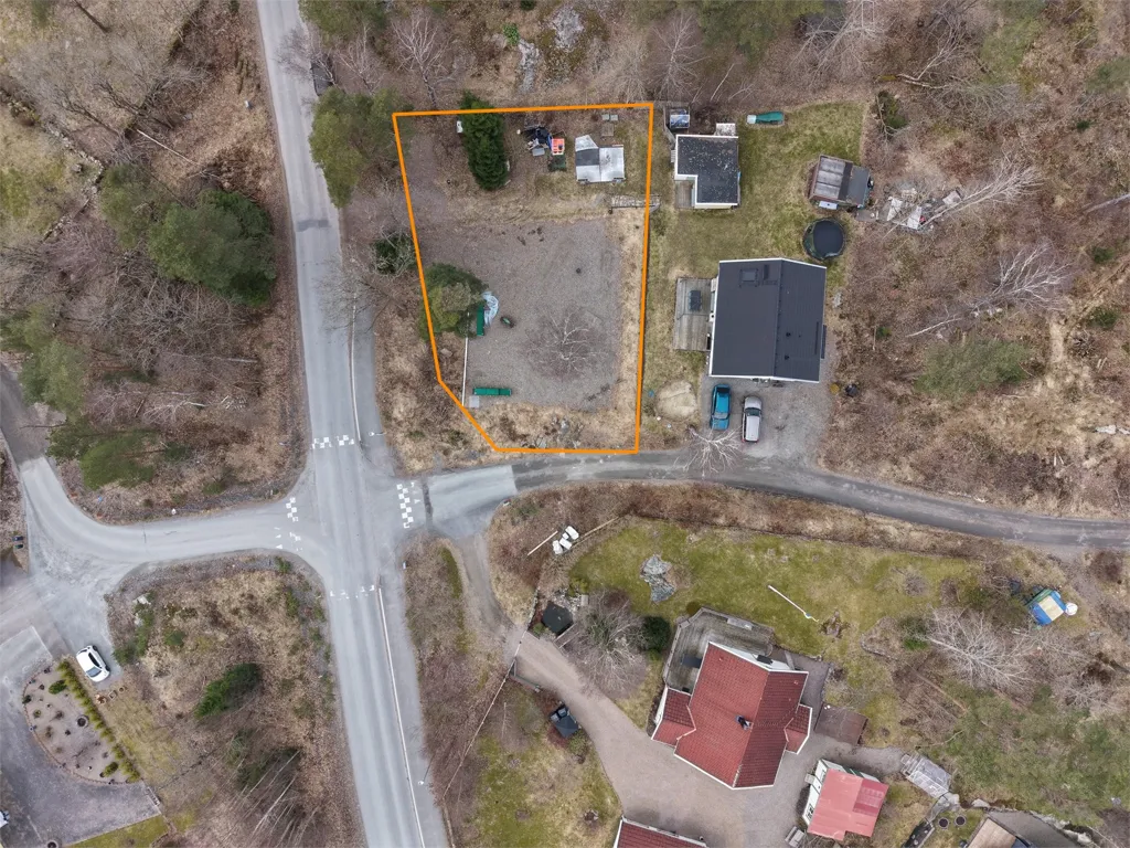 Õhuvaade - Villa Plot with Nature in Gråbo