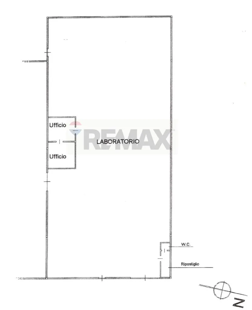 Plaan - Industrial Warehouse with Expansion Potential in Sandigliano