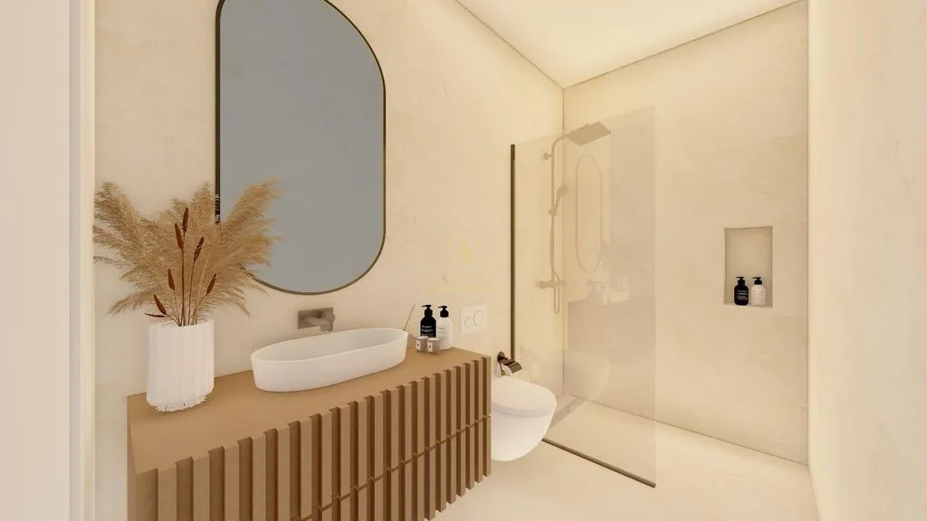 Bathrooms - Luxury Villa with Private Pool in Santiago de la Ribera
