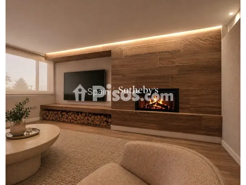 Soggiorno - Penthouse with Pool in Chamartín