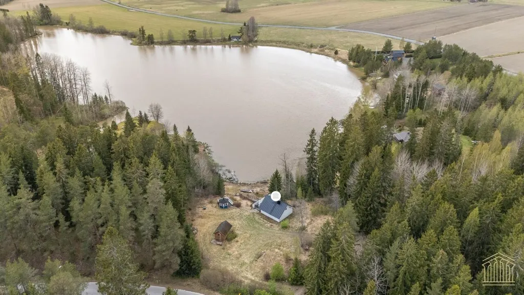 Vista aerea - Cottage with Lake View in Somero