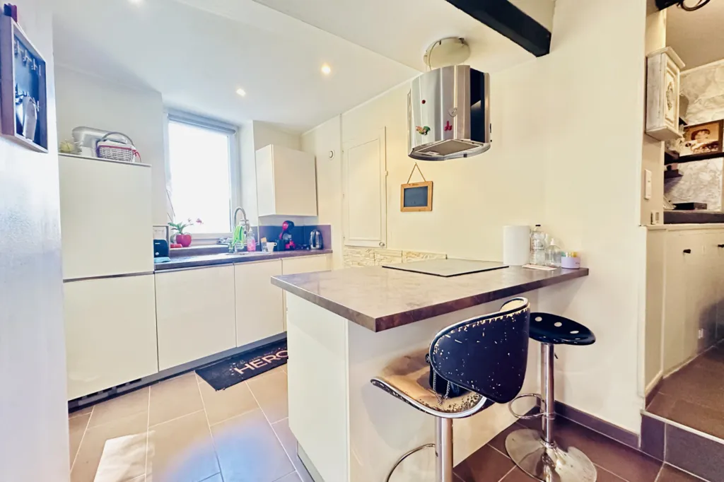 Cucina - Renovated House with Terrace in La Trinité