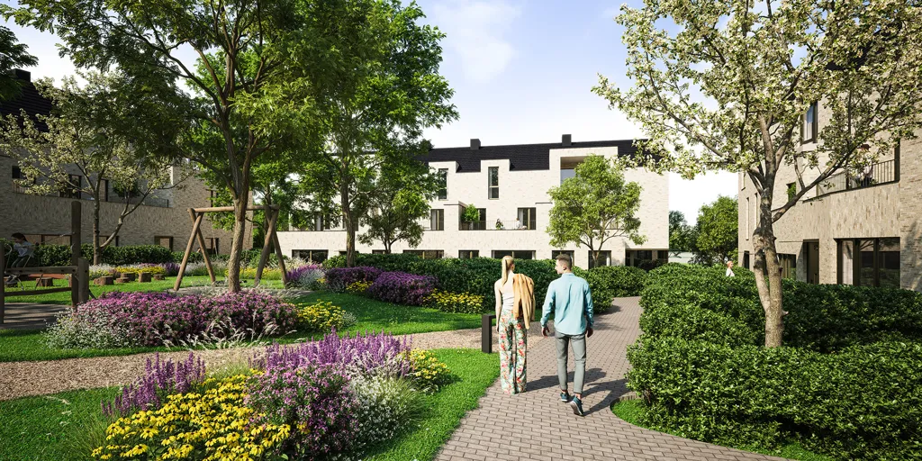 Aed - Contemporary House with Terrace in Lennik