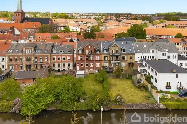 Vue aérienne - Apartment with Warmth in Nyborg