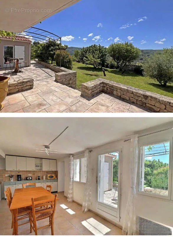 Köök - Contemporary Villa with Pool in Lubéron