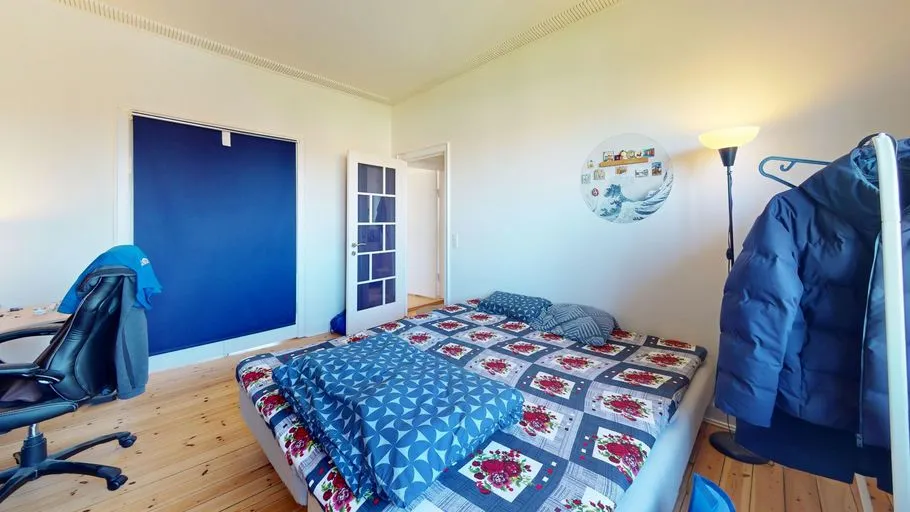 Chambres - Apartment with Balcony in Gentoftegade