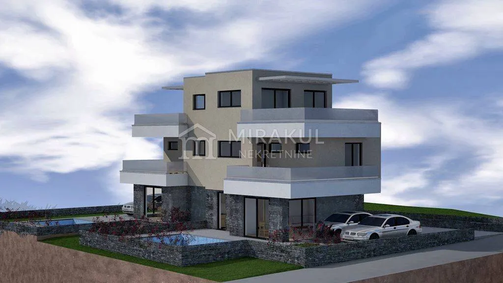 Multi-storey Apartment with Pool in Bilice