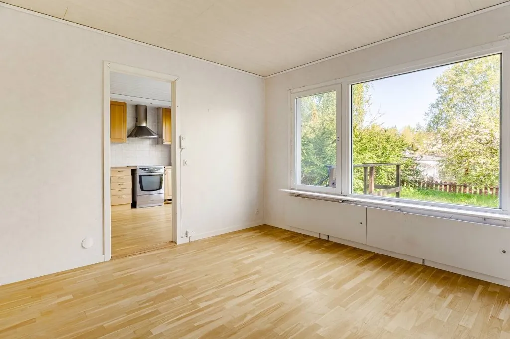 Séjour - Gable House with Garden in Viksjö
